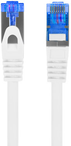 Lanberg RJ-45-RJ-45 CAT 6a 1 m S/FTP 10 Gb/s Biały 2 lata gwarancji (Producenta) PCF6A-10CC-0100-W